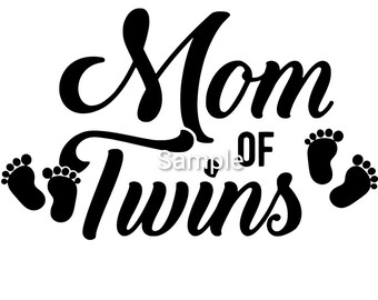 Download Mom Of Twins Svg Etsy