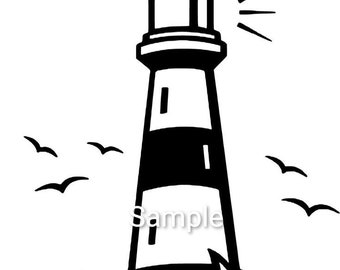 Lighthouse Svg Etsy