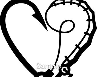 Free Free 328 Fishing Rod Heart Svg SVG PNG EPS DXF File
