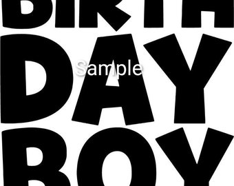 Download Birthday Boy Svg Etsy