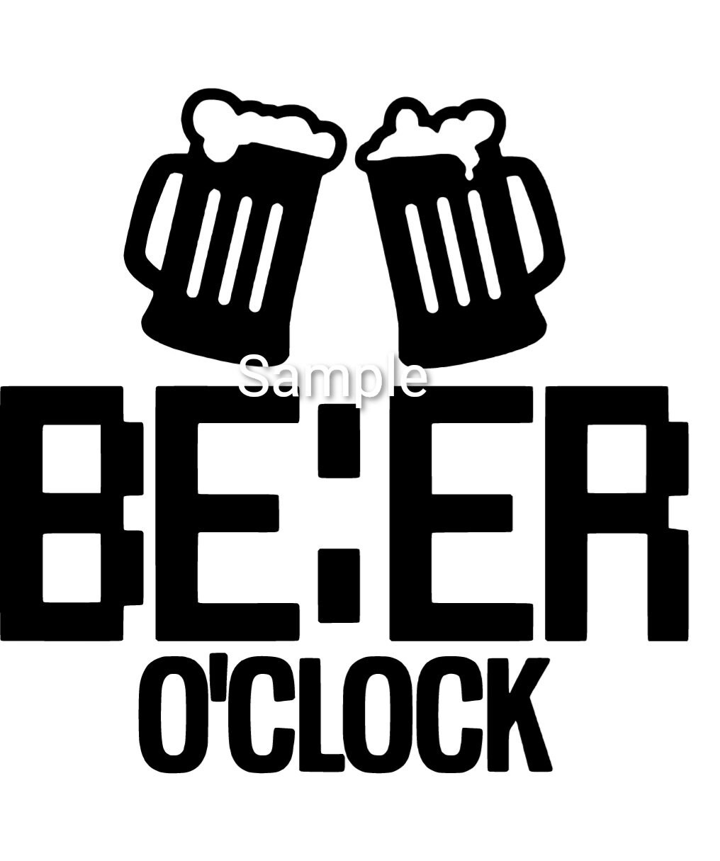 Beer o'clock svg jpg dxf and png files digital INSTANT Etsy