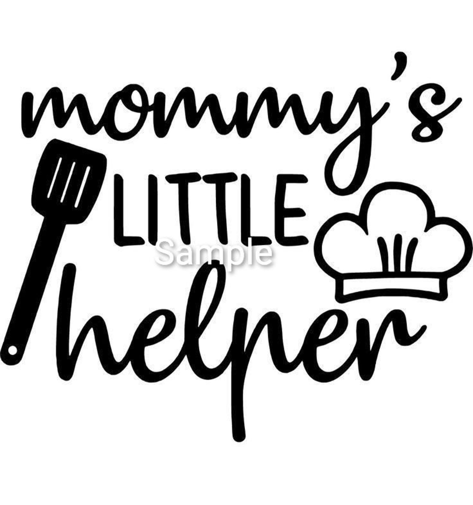 Mommy's little helper svg jpg dxf and png files digital | Etsy