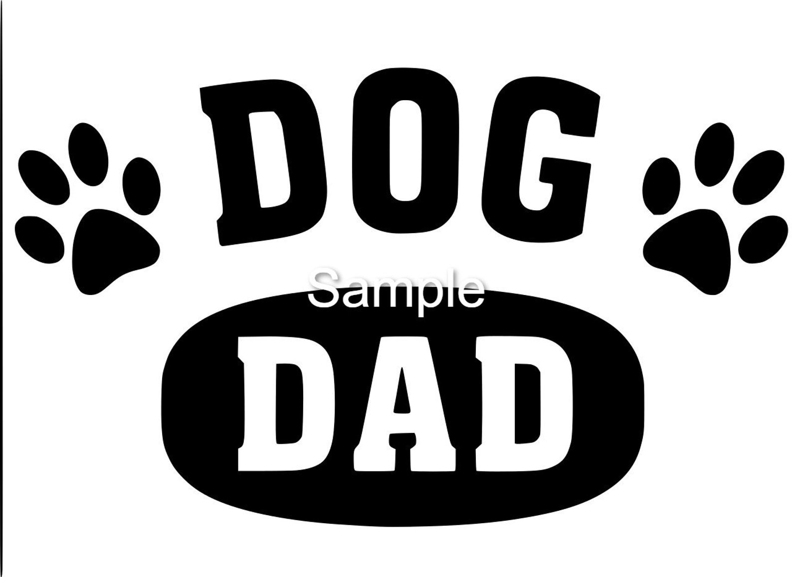 Dog Dad Svg Jpg Dxf and Png Files Digital INSTANT DOWNLOAD | Etsy Australia