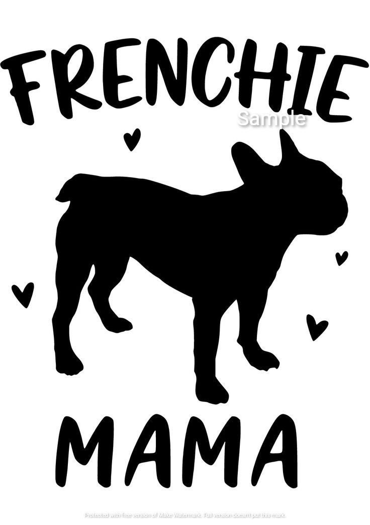 Frenchie Mama Svg Jpg Dxf and Png Files Digital INSTANT - Etsy UK