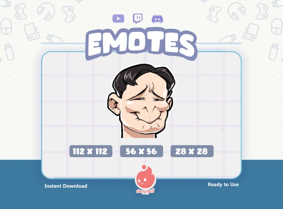 caravan Verpletteren Mondstuk Twitch Emote / Hold a Laugh kappa Cringe Emote / Funny - Etsy