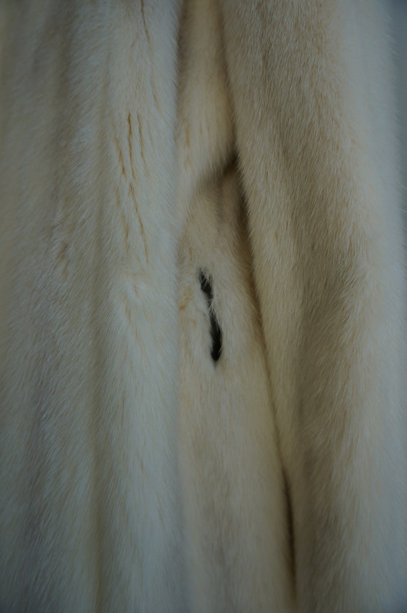 Vintage 50s Blonde Mink Fur Coat Medium - image 5