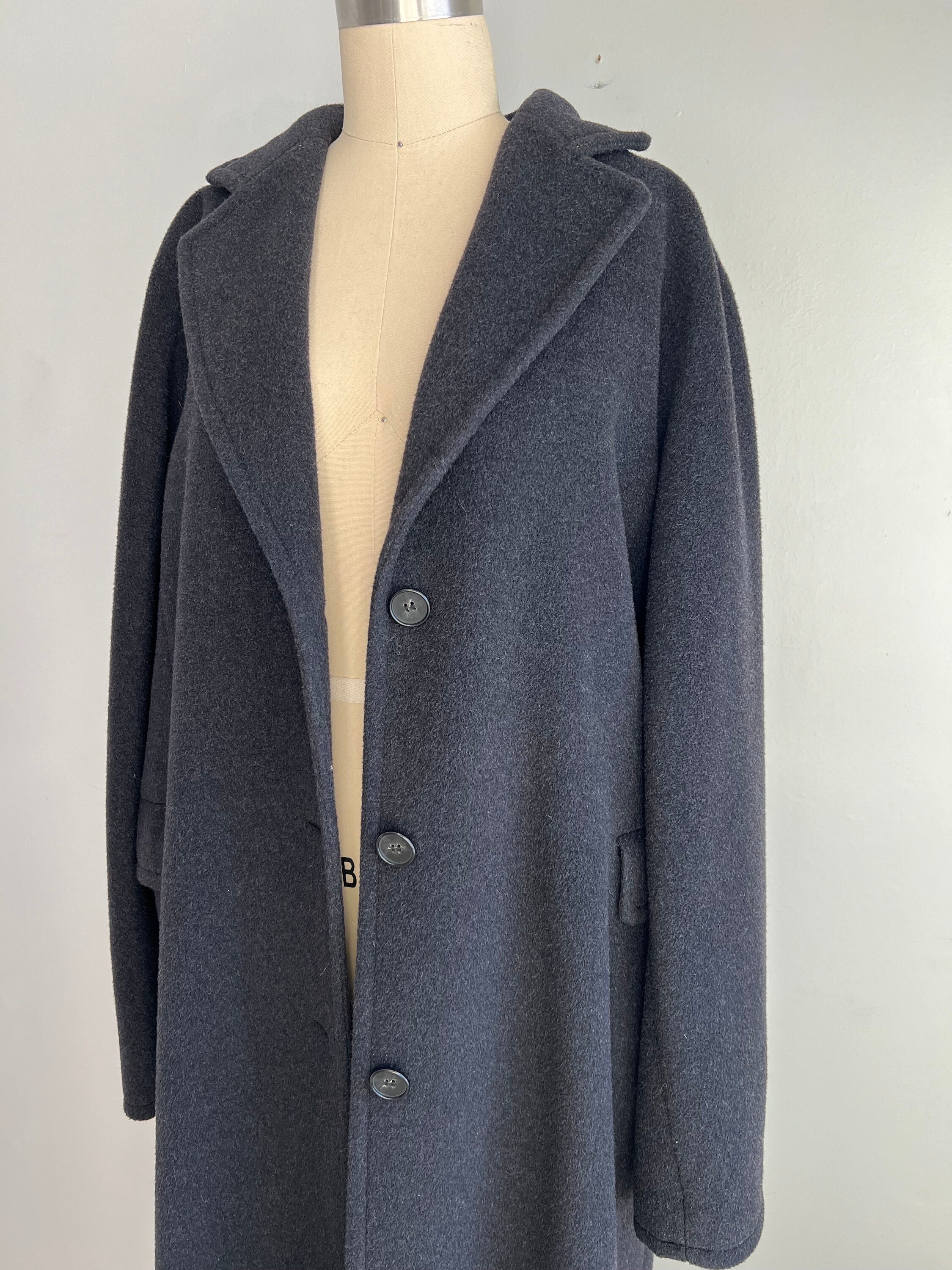 Max Mara Full Length Wool Coat - Etsy