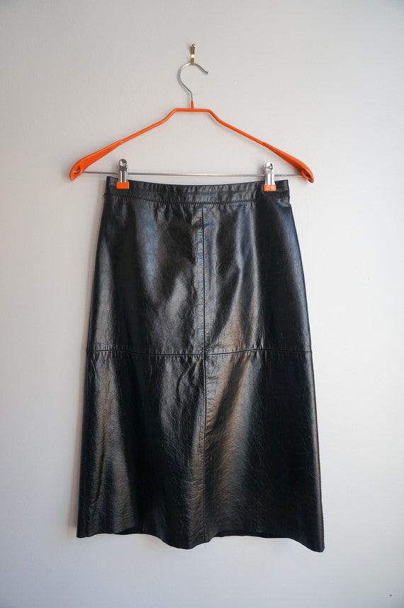 Vintage GAP Leather Skirt