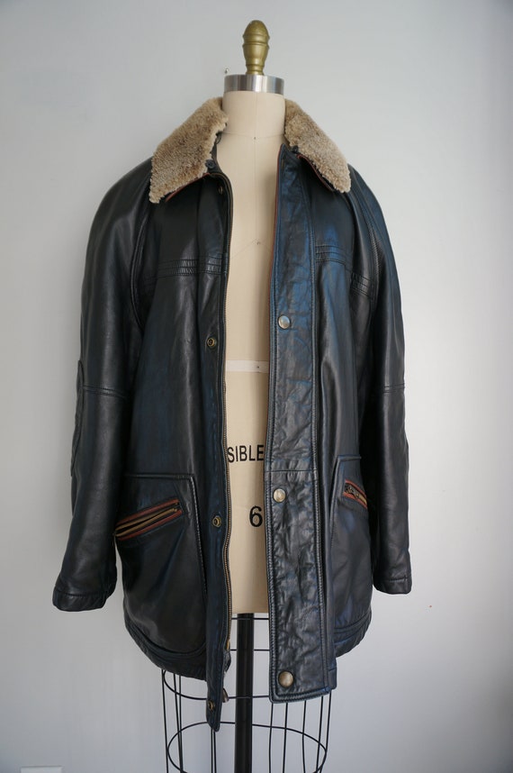 90s Italian Leather Jacket
