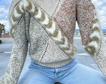 Vintage Knit Angora Sweater