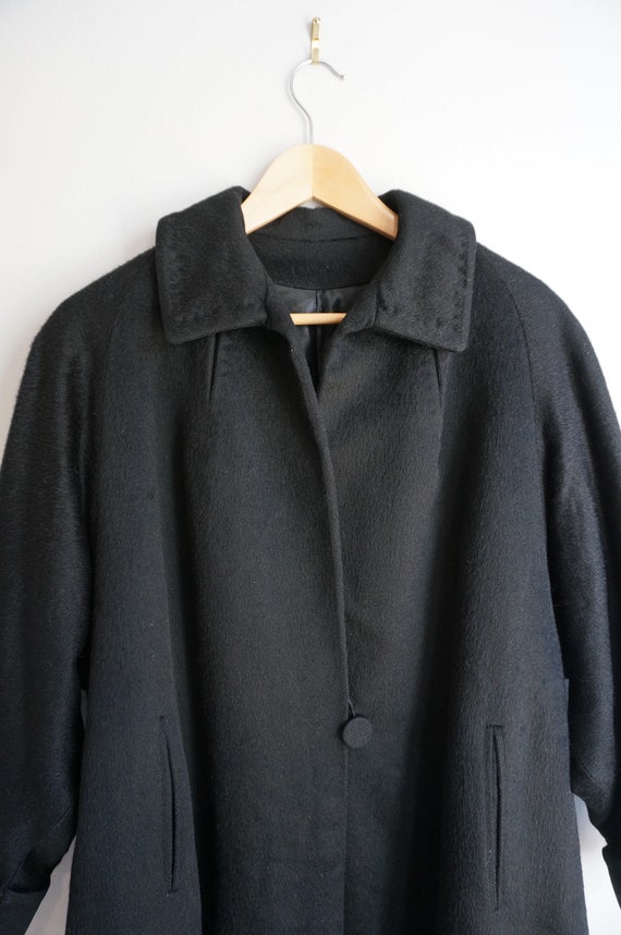 50’s Bobby Burns Chicago Black Cashmere Satin Lin… - image 3