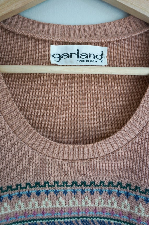 Vintage 90s Spring Sweater Vest - image 4