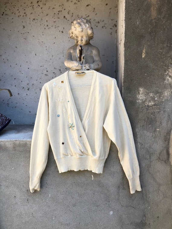 Italian Vintage Winter White Sweater