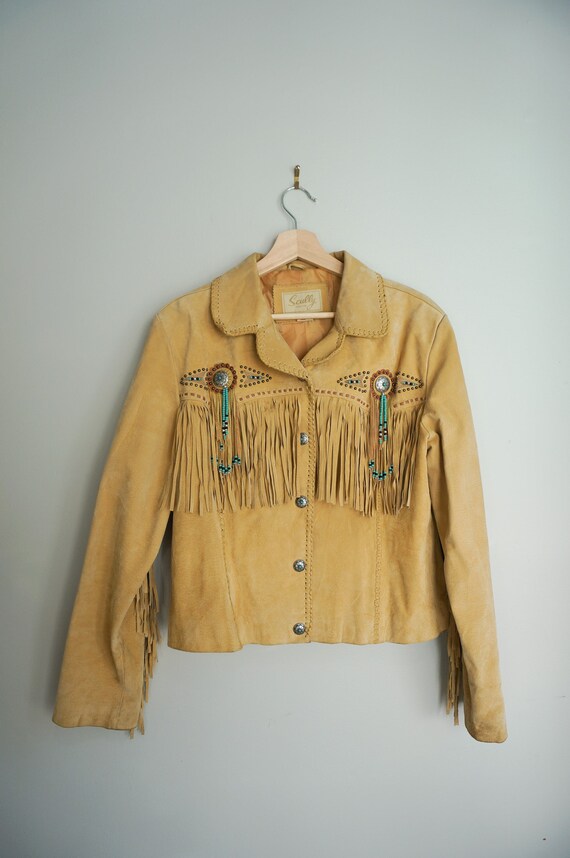 fringe western jacket vintage - Gem