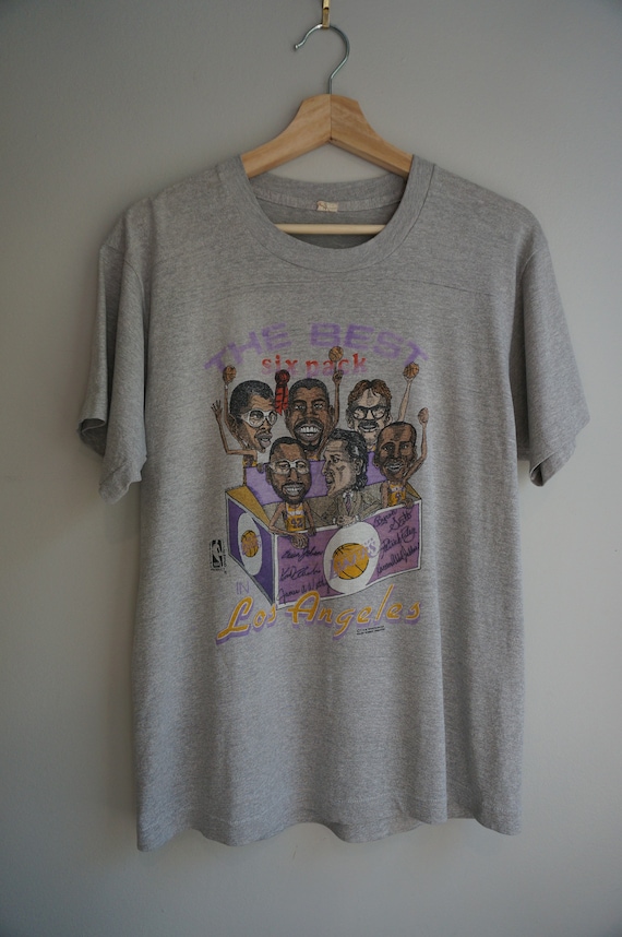 Vintage Lakers Six Pack Graphic Tee