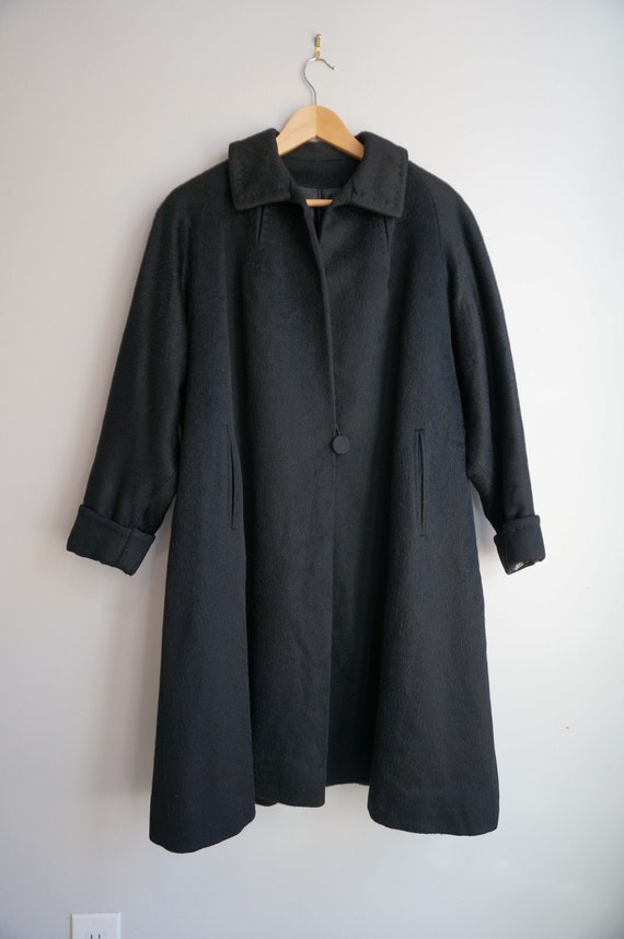 50’s Bobby Burns Chicago Black Cashmere Satin Lin… - image 5