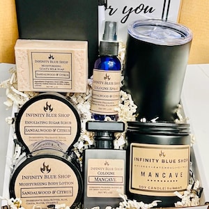 Men&#39;s Cologne Gift Set, Deluxe Men&#39;s Gift Box, Men&#39;s Holiday Gift, Husband Gift, Christmas Gift, Thinking of you Gift, Special Someone Gift