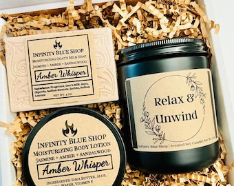 Self-Care Gift Box for Women, Birthday Gift Box, Thank you Gift, Christmas Gift Box for Her, Relaxing Gift Box, Mother's Day Gift Box