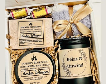 Spa Gift Box for Women, Self Care Gift, Birthday Gift Box, Thank you Gift, Christmas Gift Box for Her, Thinking of you Gift, Pamper Gift Box