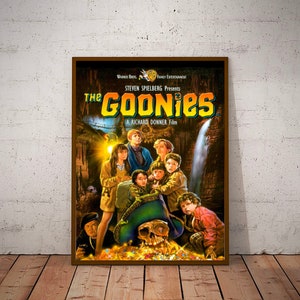 Goonies Retro Movie Poster - Size A3