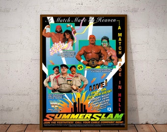 SummerSlam 1991 Poster A3
