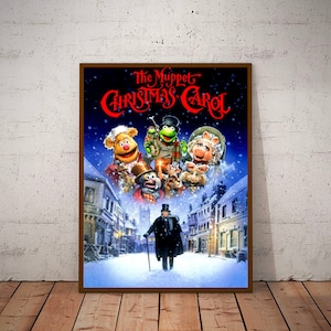 Muppet Christmas Carol Movie Poster - Size A3