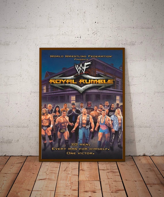 A3 - WWF Royal Rumble 2001 Poster - Etsy
