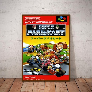 Super Mario Kart Poster V2 - Size A3