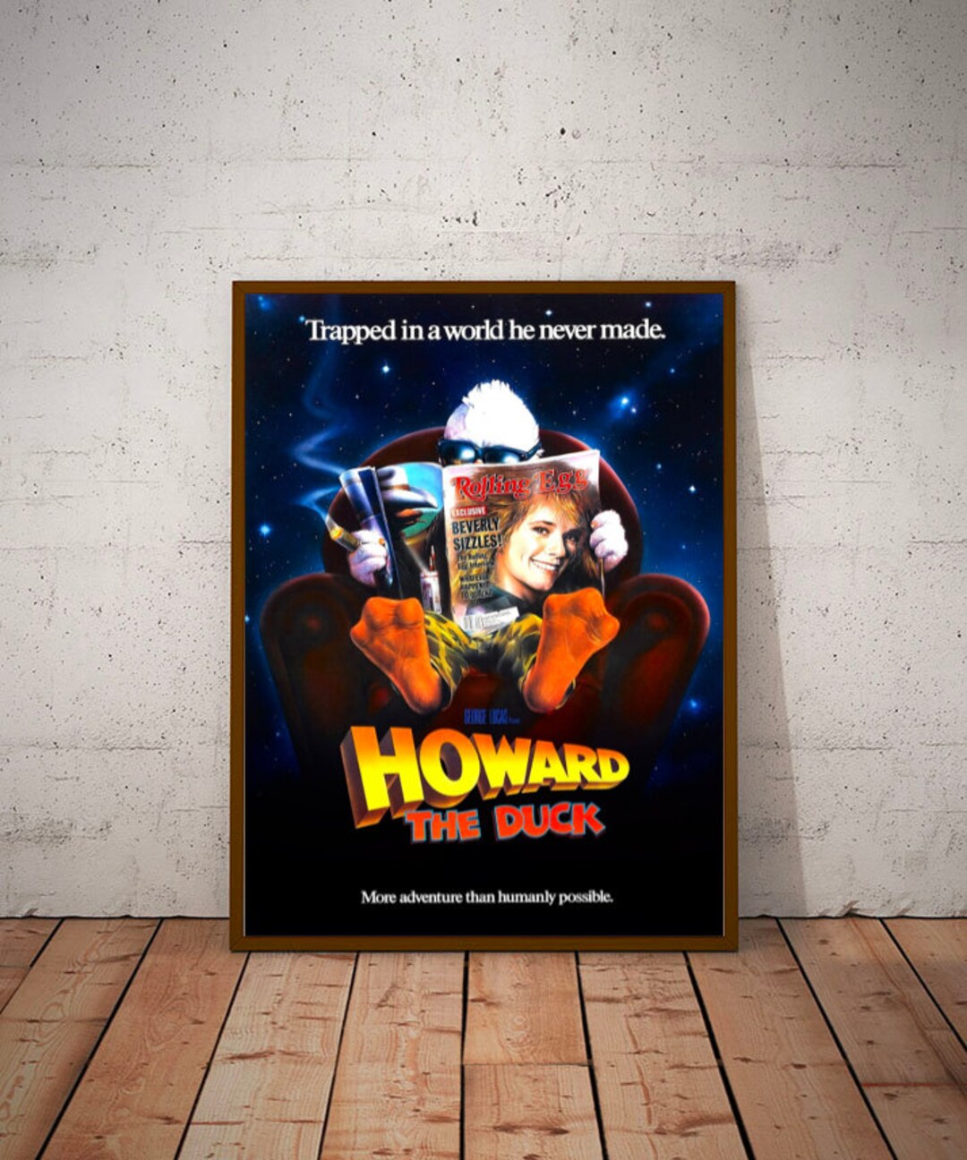 Howard Poster Howard the Duck Retro Movie Poster - Size A3 - Etsy