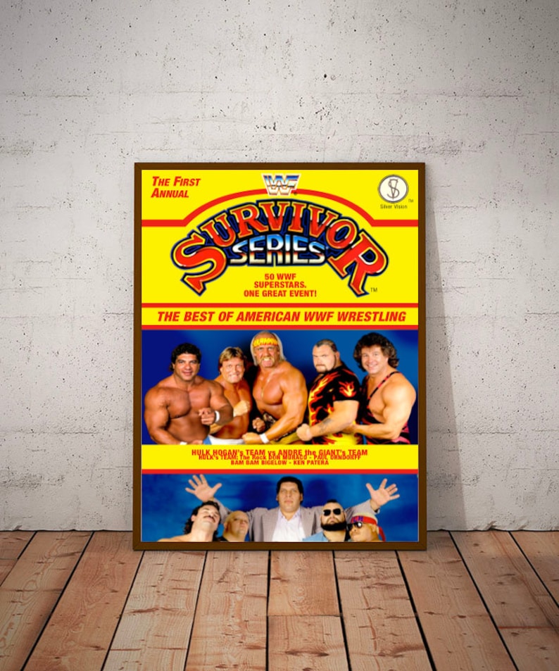WWF Survivor Series 87 Poster A3  Etsy