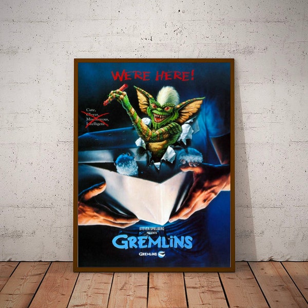 Gremlins Retro Movie Poster - Size A3