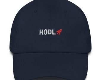 HODL Bitcoin For Lambos Dad Hat | Cryptocurrency Dad Hat by CryptoKings
