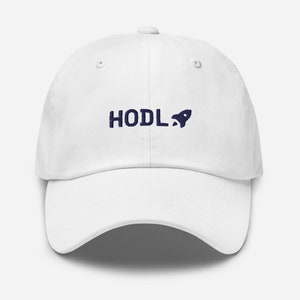 HODL Bitcoin For Lambos Dad Hat | Cryptocurrency Dad Hat by CryptoKings