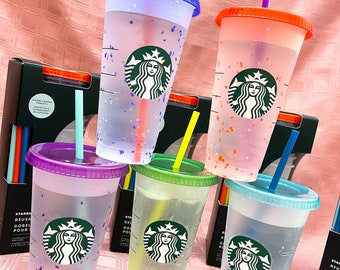 Starbucks Color Changing Cup| Starbucks Tumbler| Starbucks Cup| Color Changing Cup| Starbucks Confetti Cup| Starbucks Summer 2021