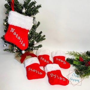 Personalized Christmas Stocking| Mini Stocking| Personalized Stockings| Gift Card Holder| Business GiftCustom Stockings Monogram Stocking
