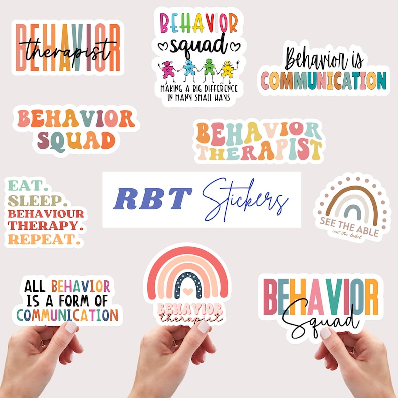 Registered Behavior Technician Sticker | RBT Sticker | Rbt's Sticker ...