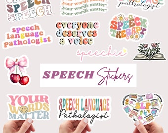 Speech Therapy Sticker | Speech sticker | SLP Sticker | Speech Pathology | SLP gift| Cute Sticker| Cute SLP Gift| Laptop Stickers