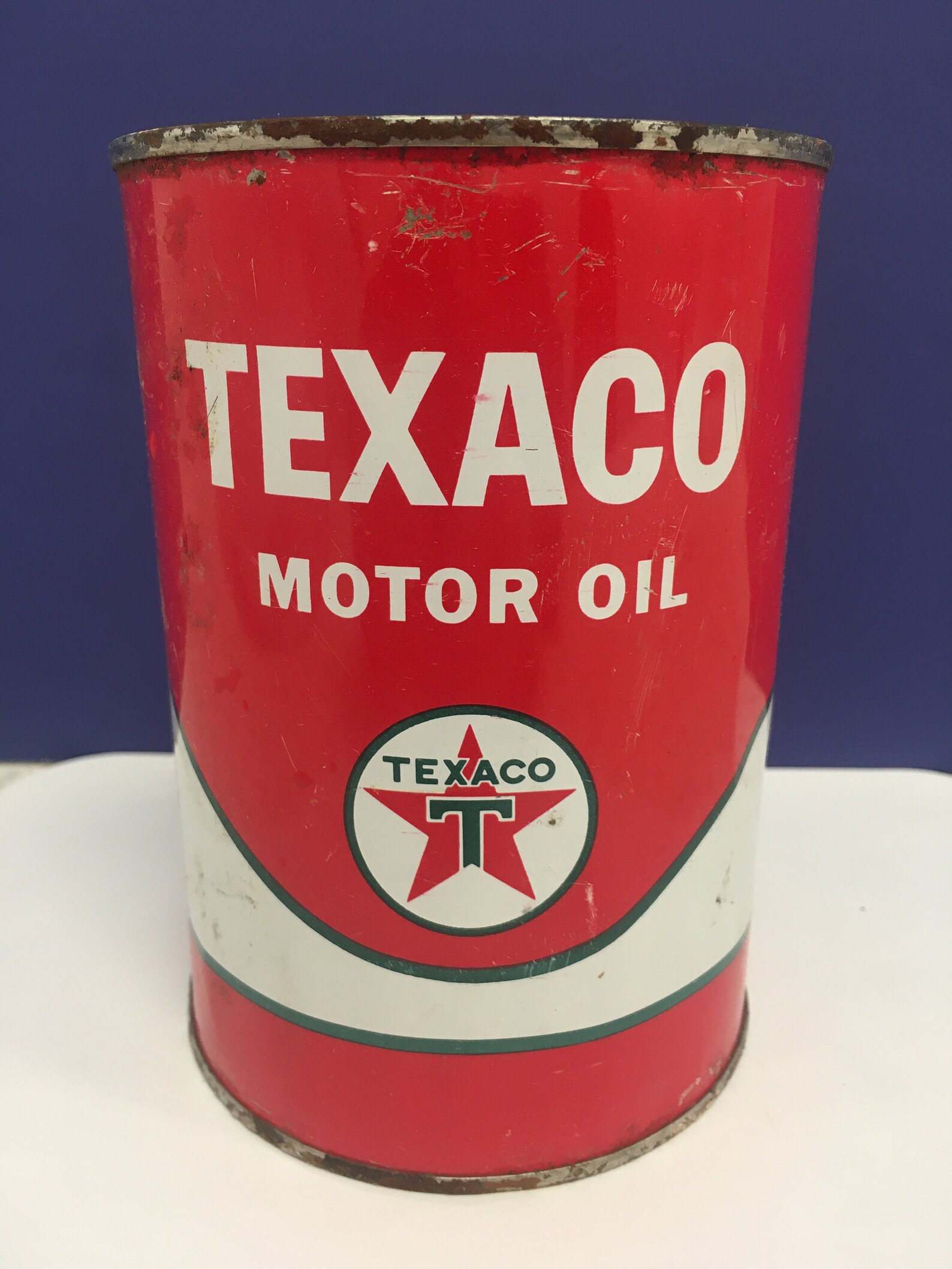 Vintage Texaco One Quart Oil Can Etsy