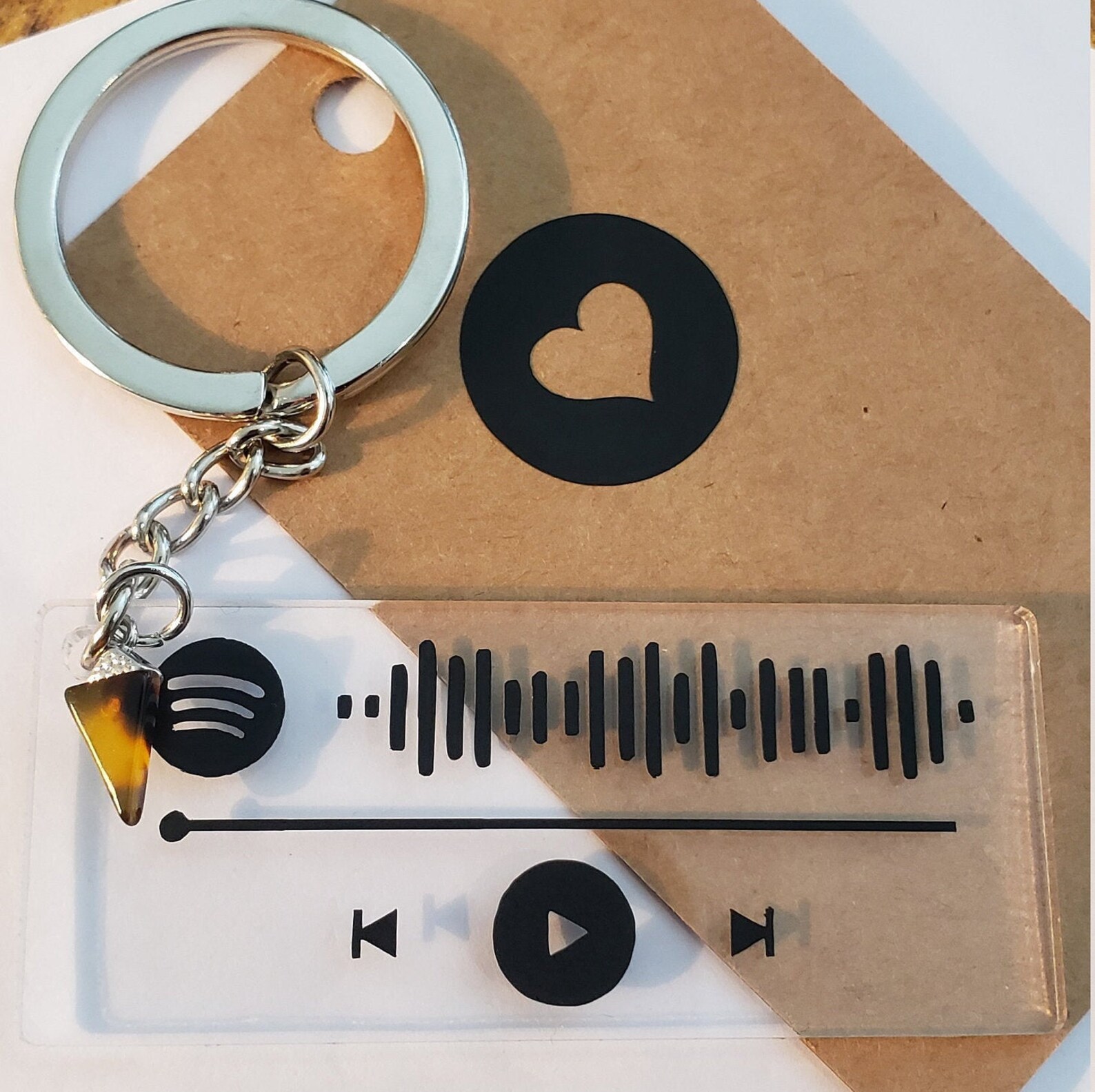 Spotify Keychain Custom Spotify Keychain Etsy