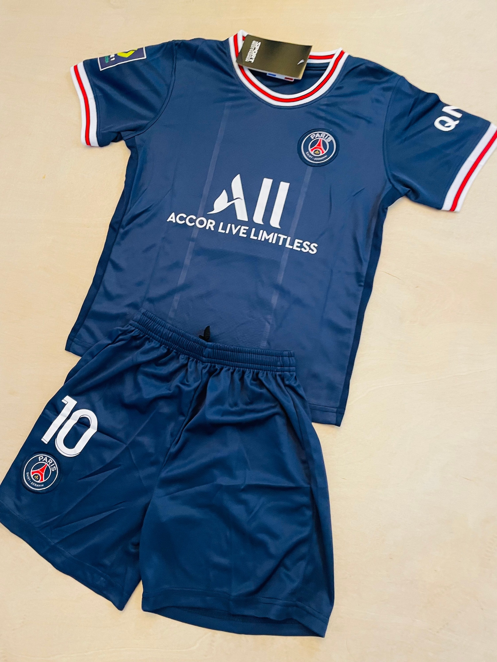 Neymar Jr 10 PSG home youth soccer jersey set for kids  Etsy