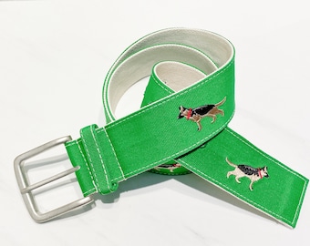 german shepherd belt buckle