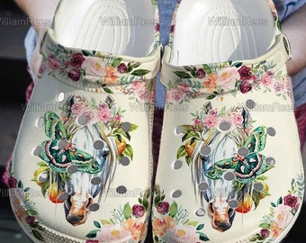 Water Shoes DZCB162009G22 Horse Flower Crocband Clog Clog Comfortable For Mens And Womens Classic Clog