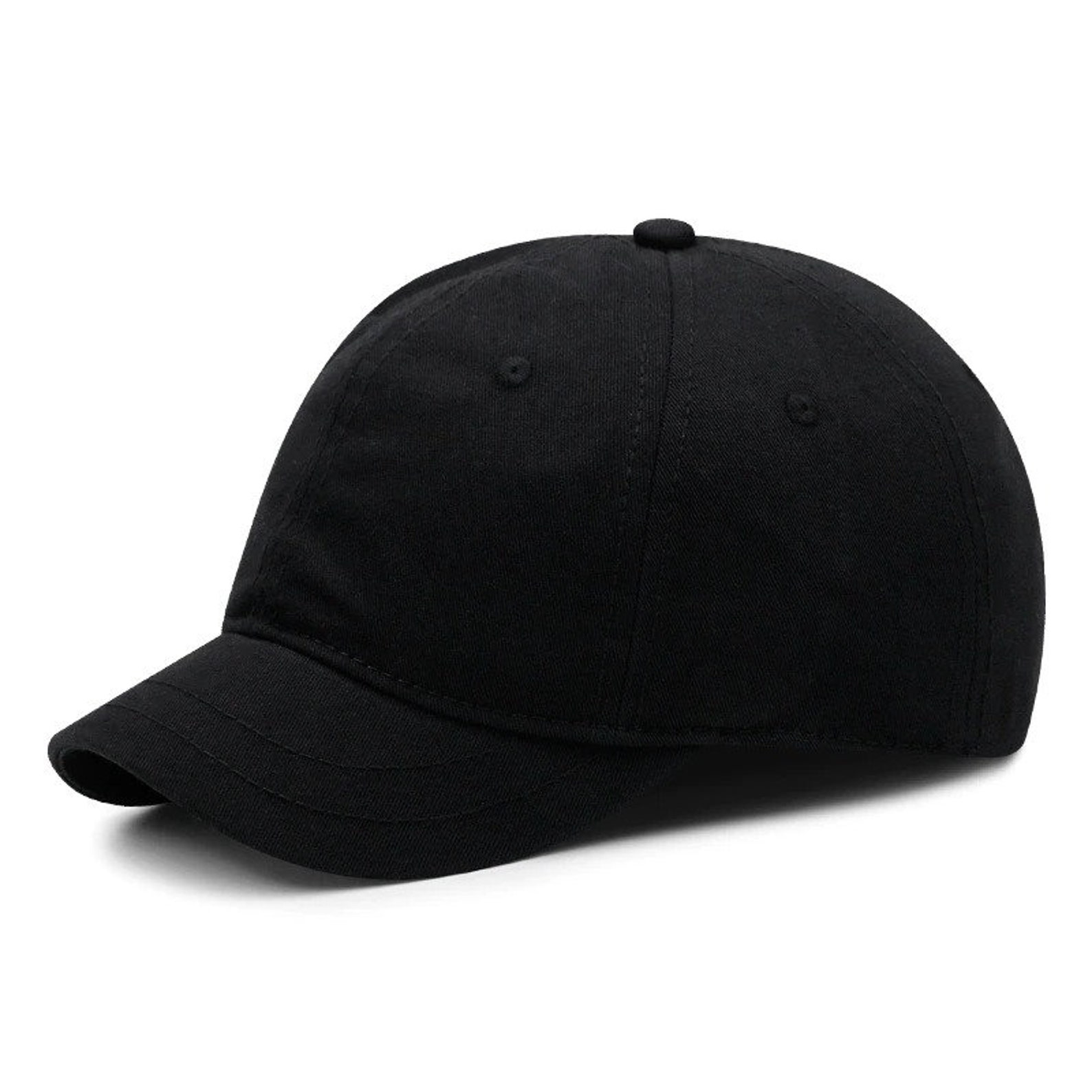 Small brim solid color baseball cap-summer men's and | Etsy