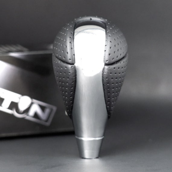 Black Chrome & Leather Gear Shift Knob For Lexus/Toyota - 8mm Thread (M8 X 1.25) 10 thumbnail image