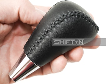 Black Leather Gear Shift Knob Shifter fit for Toyota 4Runner Tacoma Camry Sienna Rav-4 and Lexus ES GS LS Is Rx