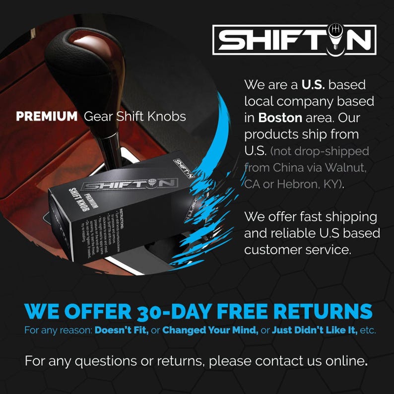 Shiftin Blue Carbon Gear Shift Knob For Toyota 4Runner Rav4 Tacoma Lexus Es300 Sc Gs Rx image 3