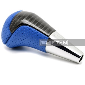 Blue & Carbon Fiber Gear Shift Knob for Toyota Tacoma 4Runner Sequoia Tundra TRD