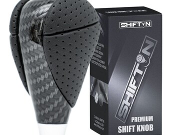 Carbon Fiber Style Gear Shift Knob - Toyota Lexus Aftermarket