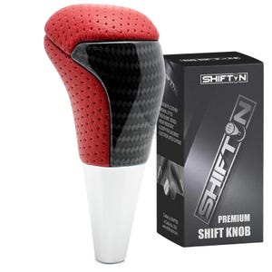 SHIFTIN Red Carbon Fiber Gear Shift Knob for Toyota 4Runner Tacoma Tundra Tacoma Sequoia