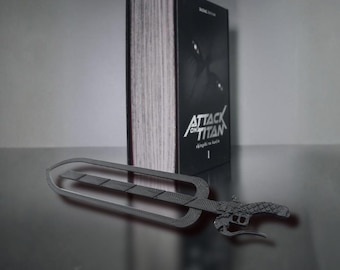 Attack on Titan Sword Bookmark: 3D Printed ODM Sword Manga Anime